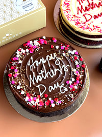 LOVE Chocolate Cake with Heart Sprinkles (8" Round)