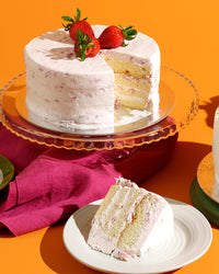 Strawberry Shortcake  (3-Layer Cake, 8" Round)