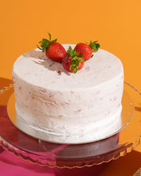 Strawberry Shortcake  (3-Layer Cake, 8" Round)