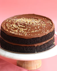 2-Layer Chocolate Cake: Salted Caramel, Dulce de Leche or Combination (9" Round)