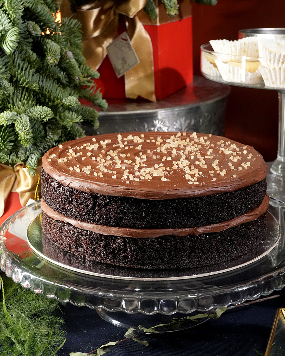 2-Layer Chocolate Cake: Salted Caramel, Dulce de Leche or Combination (9" Round)