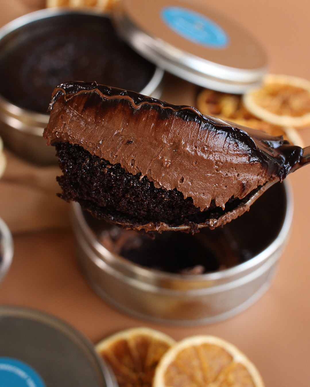 Chocolate Marquise Cake-Away (5" Cake in Can)
