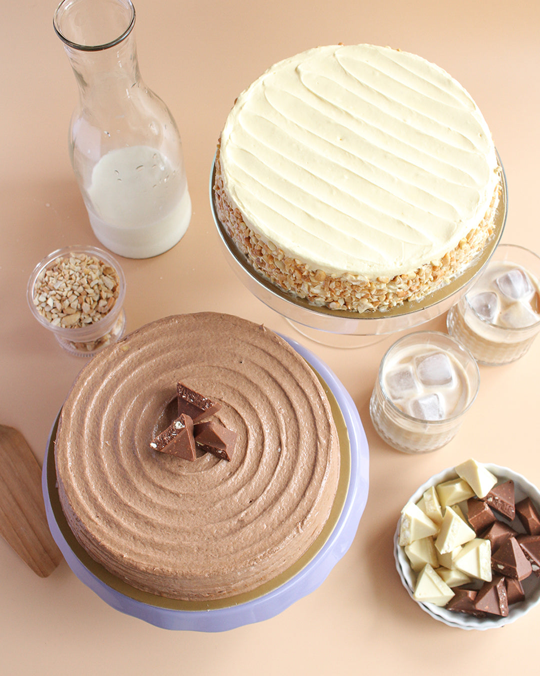 Toblerone Sansrival Cake (8" Round)