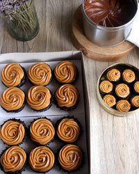 Dulce de Leche Chocolate Cupcakes (Regular or Mini)