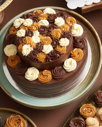 Choco Lover's Trio Tower (2-Tier Cake)