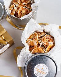 White Chocolate Florentines (with Dried Cranberries and Almonds)