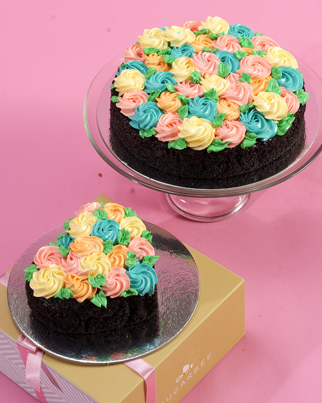 Florette Chocolate Cake with Buttercream Frosting (8" Round)