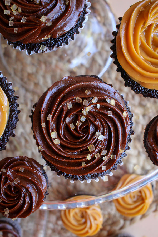 Salted Caramel Chocolate Cupcakes