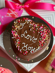 Love Cake Heart (Salted Caramel Chocolate)