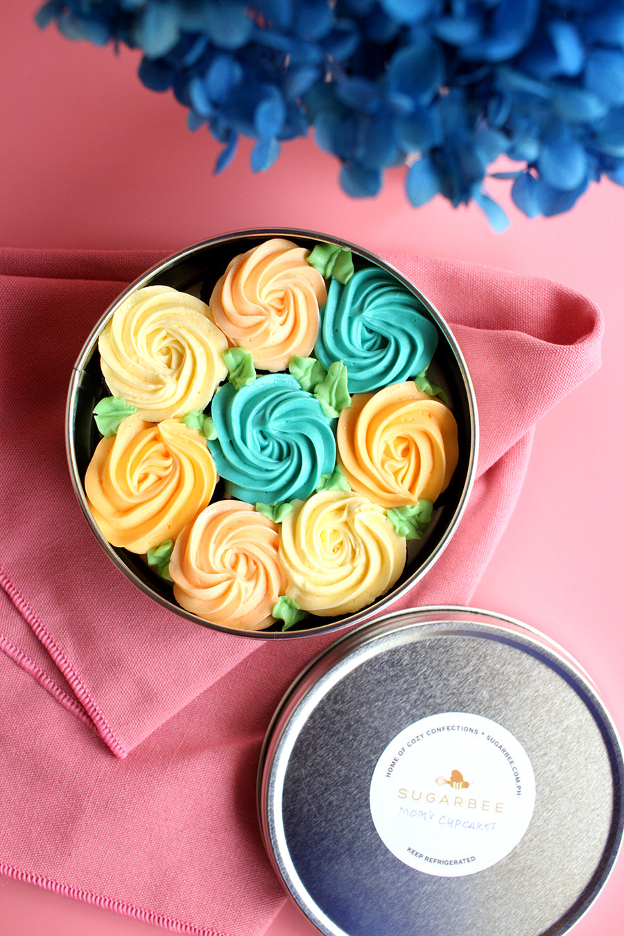 Florette Chocolate Cupcakes with Buttercream Frosting (Mini Cupcakes)