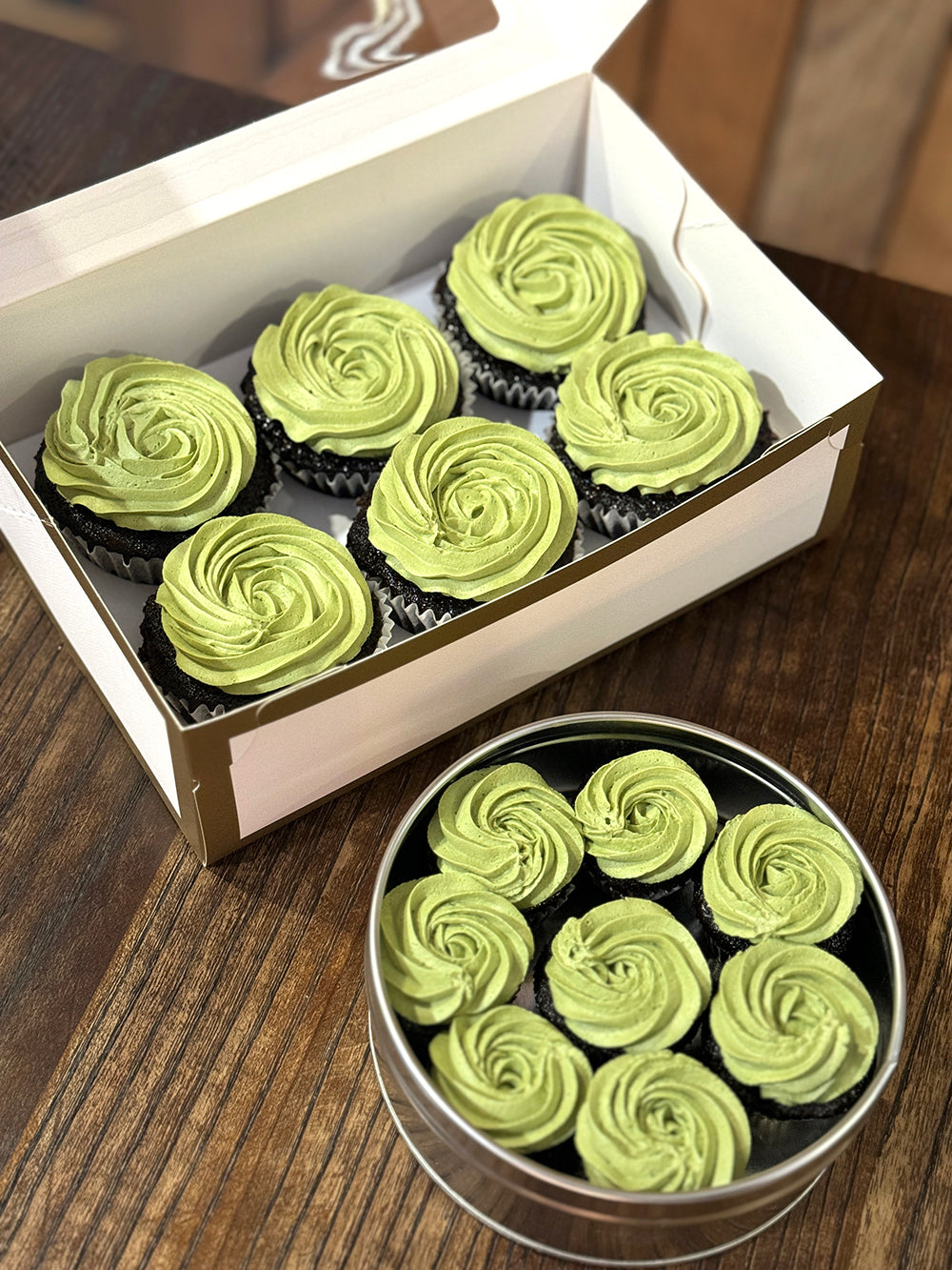 Choco Matcha Cupcakes (Regular or Mini)