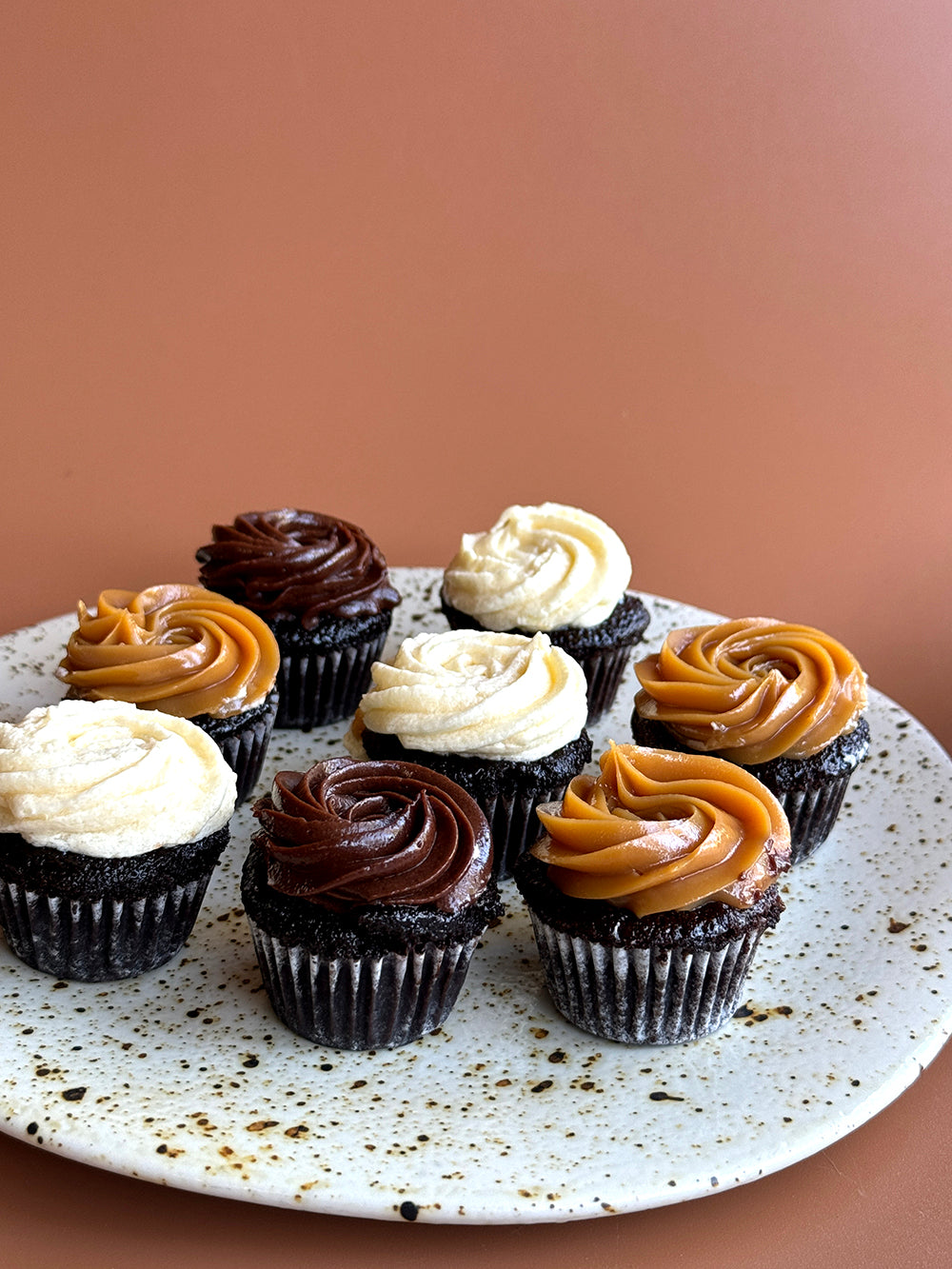 Choco Lover's Trio Cupcakes (Regular or Mini)