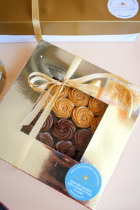 Mixed Cupcake Box or Can: Salted Caramel & Dulce de Leche (Regular or Mini)