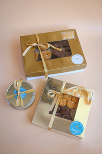 Mixed Cupcake Box or Can: Salted Caramel & Dulce de Leche (Regular or Mini)