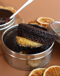 Choco Flan Pastel Cake-Away (5" Cake in Can)