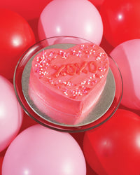 LOVE XOXO Cakes (2-Layer Cake, 6" Heart)