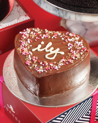 LOVE XOXO Cakes (2-Layer Cake, 6" Heart)