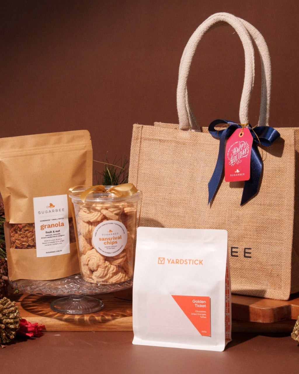 Jute Gift M4: Breakfast Sampler