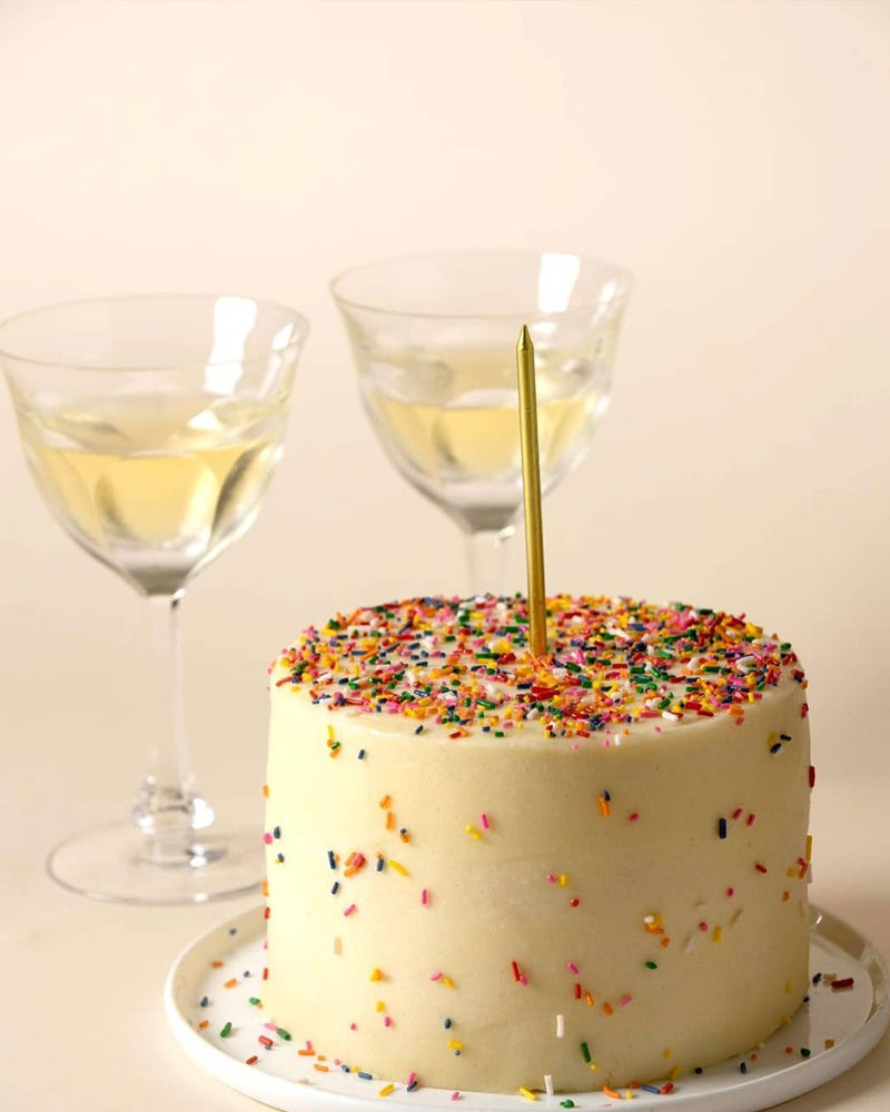 Birthday Sprinkles Cake (Chocolate Base with Vanilla Frosting, 2-Layer Cake, 6"Round)